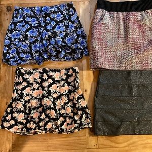 4 Mini Skirts for $12.00 (total)